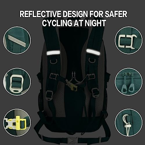 LOCAL LION Mochila de Ciclismo 20L para Hombres y Mujeres, Impermeable, es Adecuado para Actividades al Aire Libre, como Ciclismo Montaña Senderismo Macutos Trekking Camping