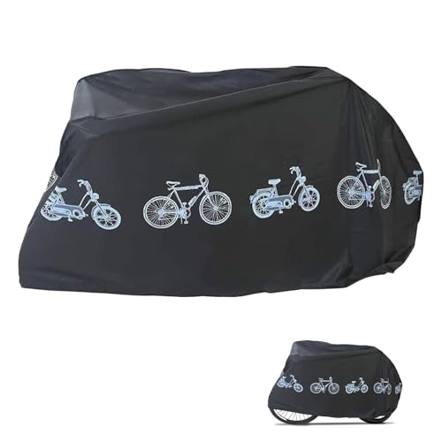 Lona impermeable para bicicleta, impermeable, funda protectora para bicicletas, cubierta para bicicleta, cubierta para bicicleta, cubierta para almacenamiento exterior, protección UV para bicicleta de