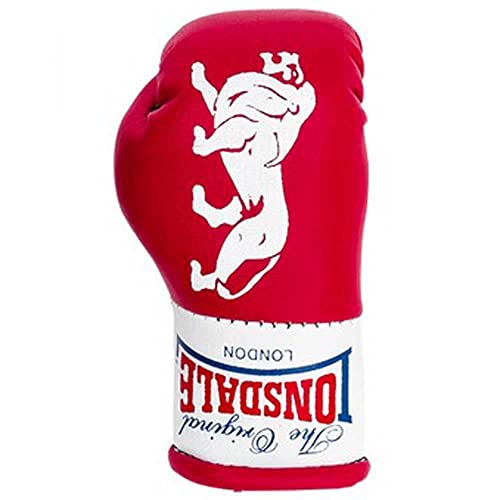 Lonsdale Mini Guantes de Boxeo para Adultos (Unisex), Color Rojo, Talla única