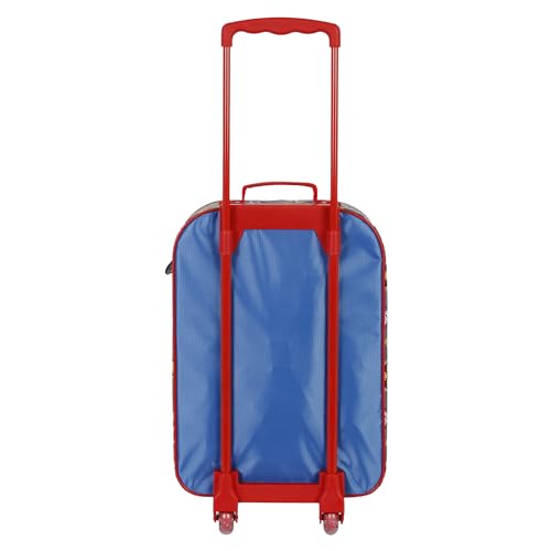 Los Vengadores Invencible-Maleta Trolley Soft 3D, Multicolor, 17 x 33 x 52 cm, Capacidad 26 L