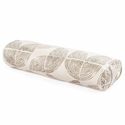 Lotuscrafts Cojín de Yoga para Yin Yoga - Cojín de Yoga con Relleno de Kapok - Funda de Algodón Lavable - Almohada de Yoga Grande para Yoga Restaurativo (Edición Especial)