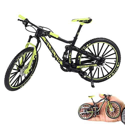 Lotvic Modelo de Bicicleta, Mini Bike Finger Bike, Mini Bicicleta de Juguete, Mini Bicicleta de Montaña, Bicicleta en Miniatura, Bicicleta Decorativa, para los Amantes de la Bicicleta