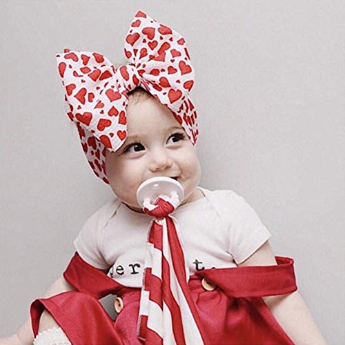 LovePlz Dulce Niños Corazón Sandía Estampado Floral Arco Diadema Banda Para El Cabello Accesorio Para Bebés Niñas Recién Nacidos Niños Pequeños Niños Arco iris#