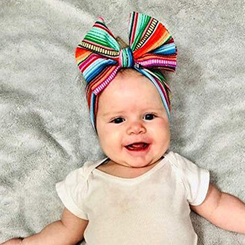 LovePlz Dulce Niños Corazón Sandía Estampado Floral Arco Diadema Banda Para El Cabello Accesorio Para Bebés Niñas Recién Nacidos Niños Pequeños Niños Arco iris#