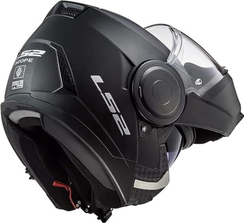 LS2 Scope - Casco moto modulare, negro mate, M (57-58 cm)