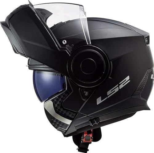 LS2 Scope - Casco moto modulare, negro mate, M (57-58 cm)