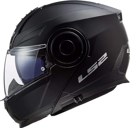 LS2 Scope - Casco moto modulare, negro mate, M (57-58 cm)