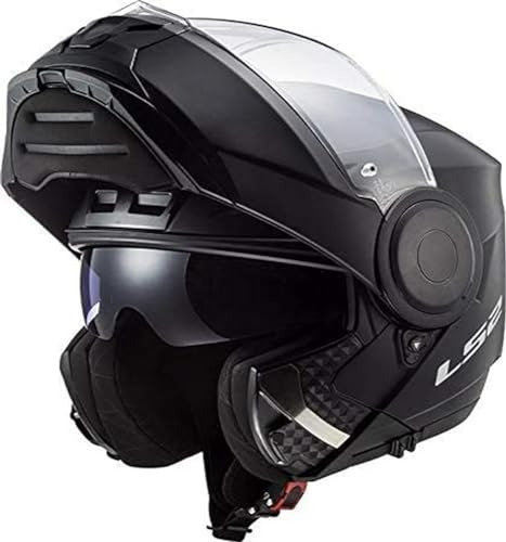 LS2 Scope - Casco moto modulare, negro mate, M (57-58 cm)