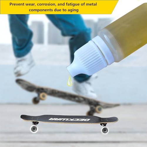 Lubricante para rodamientos para patinetas,Lubricante para rodamientos de longboard, Aceite para rodamientos de patines, Lubricante para rodamientos de patines multiusos, profesional, fácil de Uemis