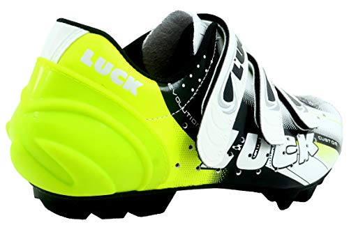 Luck Extreme 3.0 MTB Zapatillas de Ciclismo, Adultos Unisex, Amarillo, 40 EU