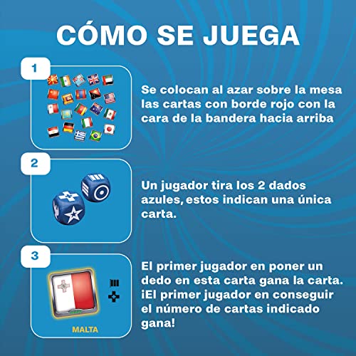 Ludilo - Banderea | Juegos De Mesa Niños 5 Años O Más | Juegos Educativos Niños 5 Años O Más | Juegos De Cartas Para Niños Y Adultos | Juegos Para Niños Banderas