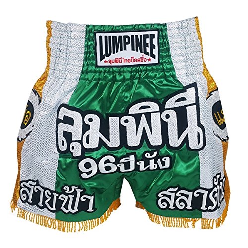 Lumpinee Muay Thai Kick Boxing Pantalones Boxeo Tailandes LUM-022 Talla M