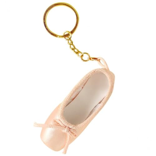 Luxylei Mini Zapatos De Punta De Satén Llavero Zapato De Ballet Llavero Accesorios De Ballet Encanto Cadena Bolsa Colgante Regalo De Ballet