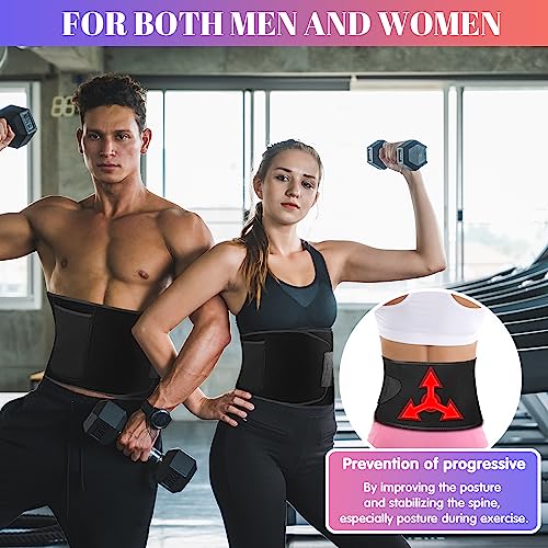 LUZOON Faja Reductora Mujer y Hombre, Fajas Reductoras Adelgazantes para Gimnasio de Neopreno, Cinturón Lumbar Abdominal para Fitness y Deporte (Medium)