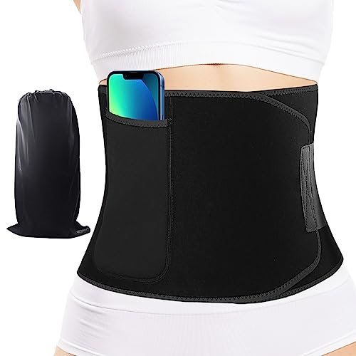 LUZOON Faja Reductora Mujer y Hombre, Fajas Reductoras Adelgazantes para Gimnasio de Neopreno, Cinturón Lumbar Abdominal para Fitness y Deporte (Medium)