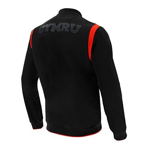 Macron 58125586 Wru M20 WRU M20 Chaqueta Alternate Anthem Blk Sr, Rojo, M Hombre, Hombre, WRU M20 Chaqueta Alternate Anthem Blk Sr, Rojo, 3XL, 58125586, rojo, 3XL