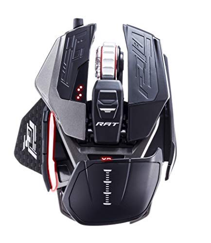 Mad Catz R.A.T. X3 - Ratón (mano derecha, Óptico, USB, 16000 DPI, 16000 pps, Negro)