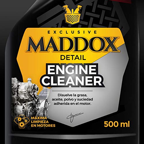 Maddox Detail - Engine Cleaner 500ml | Limpiador de Motores | Disuelve la Grasa, Aceite, Polvo y Suciedad Adherida en el Motor | No Daña la Superficie Tratada