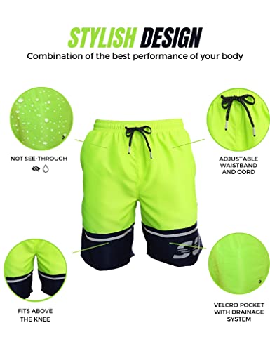 MAGIC SELECT Bañador Hombre. Shorts de Baño de Secado rápido, Traje de Baño, Playa. A1804, Talla XXL.