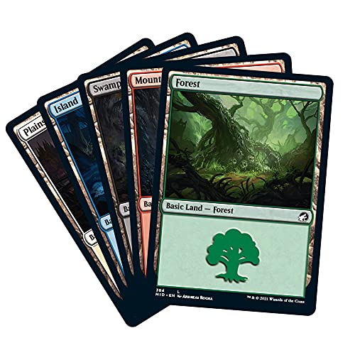 Magic The Gathering Bundle de Innistrad: Cacería de Medianoche, 8 Sobres de Edición Y Accesorios (Versión en Inglés)