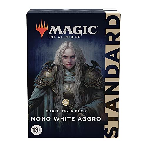 Magic The Gathering Challenger Deck 2022 de - a partir de 13 años, Mono White Aggro (Blanco - Versión en Inglés)