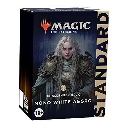 Magic The Gathering Challenger Deck 2022 de - a partir de 13 años, Mono White Aggro (Blanco - Versión en Inglés)