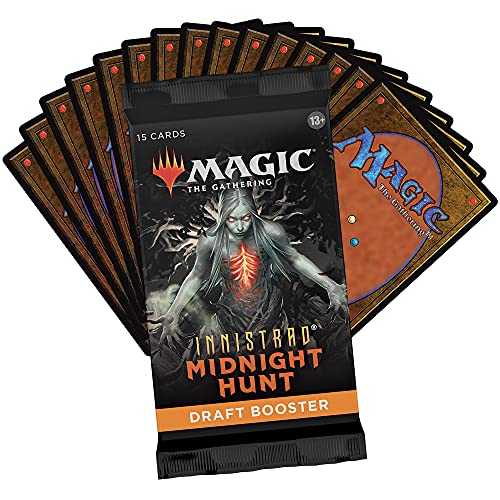 Magic The Gathering Conjunto de 3 Sobres de Draft de Innistrad: Cacería de Medianoche, de (Versión en Inglés) (C97570000)