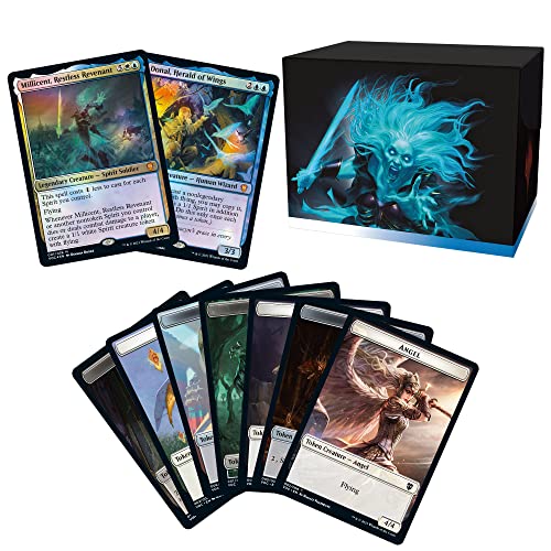 Magic: The Gathering Innistrad: Mazo de comandante de votos carmesí — Escuadrón de espíritus (blanco-azul), versión con empaque mínimo