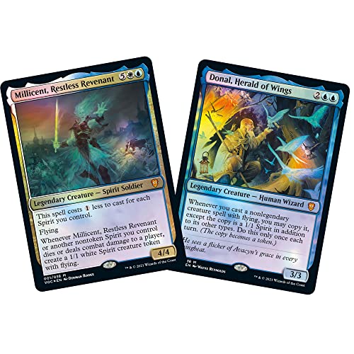 Magic: The Gathering Innistrad: Mazo de comandante de votos carmesí — Escuadrón de espíritus (blanco-azul), versión con empaque mínimo