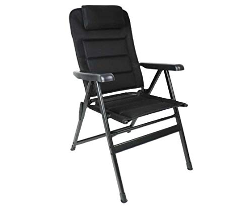 Malaga Breeze Plus 93299101083 - Silla plegable (tapizada, cabecero extensible)