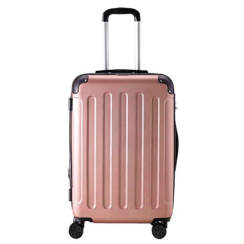 Maleta de Cabina 4 Ruedas Dobles Giratorias Viaje Semirigida, 20" (40 L), Maleta Pequeña, Equipaje de Mano, Trolley 4 Ruedas Dobles