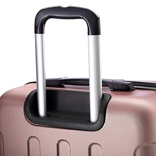 Maleta de Cabina 4 Ruedas Dobles Giratorias Viaje Semirigida, 20" (40 L), Maleta Pequeña, Equipaje de Mano, Trolley 4 Ruedas Dobles