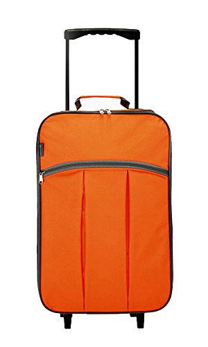 Maleta de Cabina Plegable, Equipaje de Mano, Especial Low Cost. BZ5374 (4248 Naranja)