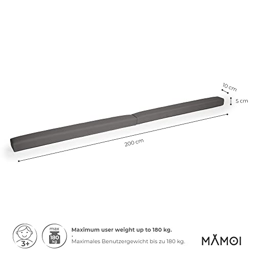 MAMOI® Barra de Equilibrio Gimnasia (200 cm) | Barras Gimnasia artistica en casa | Barras de Gimnasia Antideslizante | Barra Fija Gimnasia artistica | 100% Eco