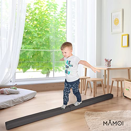 MAMOI® Barra de Equilibrio Gimnasia (200 cm) | Barras Gimnasia artistica en casa | Barras de Gimnasia Antideslizante | Barra Fija Gimnasia artistica | 100% Eco