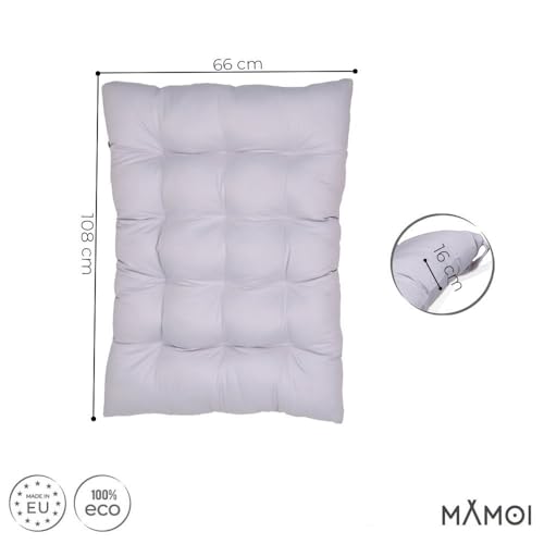 MAMOI® Triángulo de Escalada con colchoneta | Colchoneta de Gimnasio niños de Materiales Naturales | Triángulo de Escalada para niños de Madera Interior Exterior | Equilibrio niños | 100% Eco