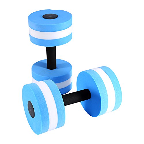 Mancuernas para Ejercicios Acuáticos, Pesas para Ejercicios Acuáticos, Livianas, Confiables Y Resistentes para Uso en Gimnasios para Entrenamiento de Fuerza