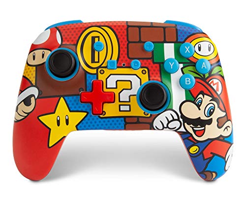 Mando Inalámbrico Mejorado Para Nintendo Switch. Mario Pop (Nintendo Switch), Exclusivo en Amazon