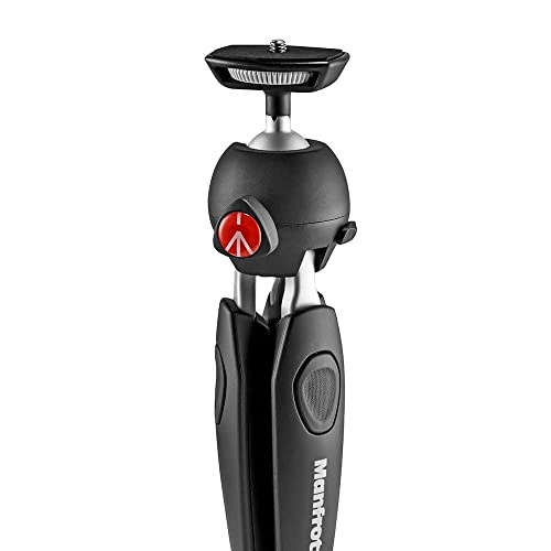 Manfrotto MTPIXIEVO-BK Pixi Evo 2 Section- Mini trípode, para cámaras CSC o DSLRs compactas, negro