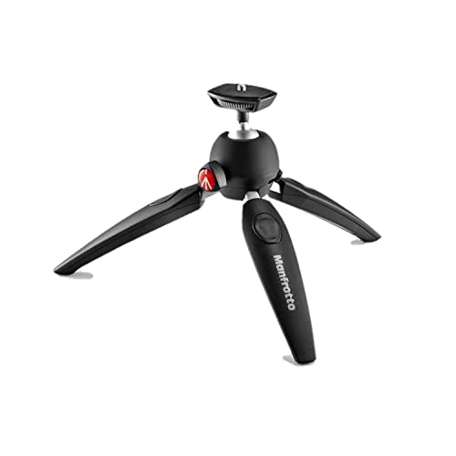 Manfrotto MTPIXIEVO-BK Pixi Evo 2 Section- Mini trípode, para cámaras CSC o DSLRs compactas, negro