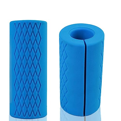 Mangos de silicona para mancuernas Grips de silicona para fitness mango de mancuernas para Mancuernas De TamañO PequeñO Que Aumentan La Fuerza Agarre, Antideslizantes, Culturismo, Fitness, 2 Piezas