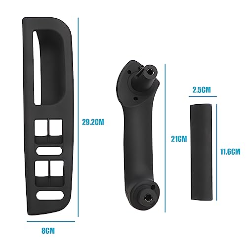 MangWany - Juego de 5 paneles de manija de puerta para regulador de ventana interior compatible con Bora Golf IV J-etta