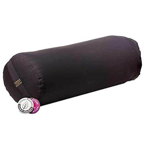 ManiBhadra Yoga Bolster - Cojín redondo para yoga, color