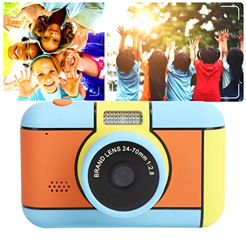 Maquer Cámara Portátil para Niños,Cámaras para Niños Duales de Alta Definición de 2800W, Mini Cámara Digital para Selfies con Pantalla IPS con Flash LED, Ideas de Regalos de Juguete para Niños Niñas