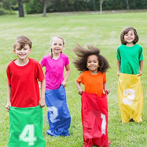 MarckersHome Juego de el día Deportivo, Saco de Carreras con Huevos y cucharas, diversión, orientación Familiar Jardín al Aire Libre