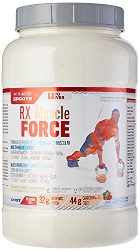 MARNYS SPORTS RX Muscle Force Post-Entrenamiento Carbohidratos, Proteínas, Colágeno 18 Dosis