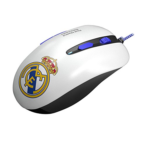 MARSGAMING Mars Gaming MMRM, Ratón Gaming Oficial Real Madrid, Ergonómico, PC/PS4/PS5/XBOX