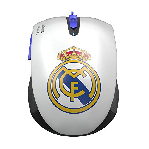 MARSGAMING Mars Gaming MMRM, Ratón Gaming Oficial Real Madrid, Ergonómico, PC/PS4/PS5/XBOX