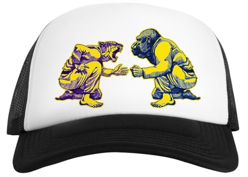 Martial Arts - Way of Life #1 - Tiger Vs Gorilla - Gorra De Béisbol Snapback Blanca Unisex