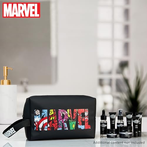 Marvel Neceser Hombre - Bolsa de Aseo de Viaje, Bolsa Colgante para Vacaciones y Gimnasio - Regalos Hombres, Navidad